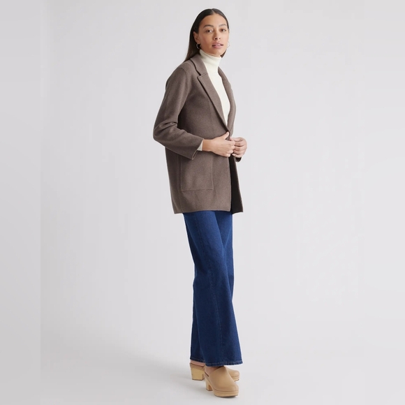 Quince Brown Organic Cotton Blazer - Picture 13 of 13